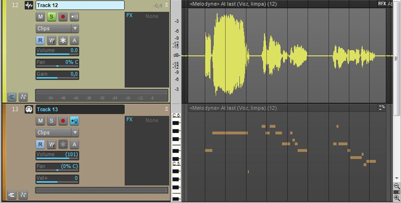Conversão de áudio para MIDI no Sonar
