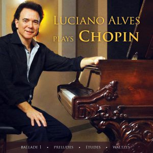 Capa do CD Luciano Alves plays Chopin, NY, 2013