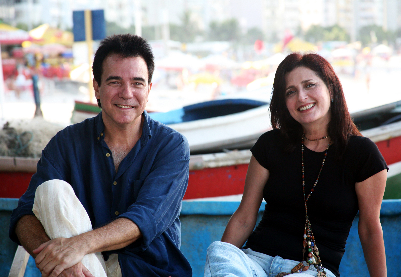 Bettina Graziani e Luciano Alves na Praia de Copacabana, RJ