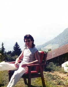 Luciano Alves nos Alpes, Montreux, 1989